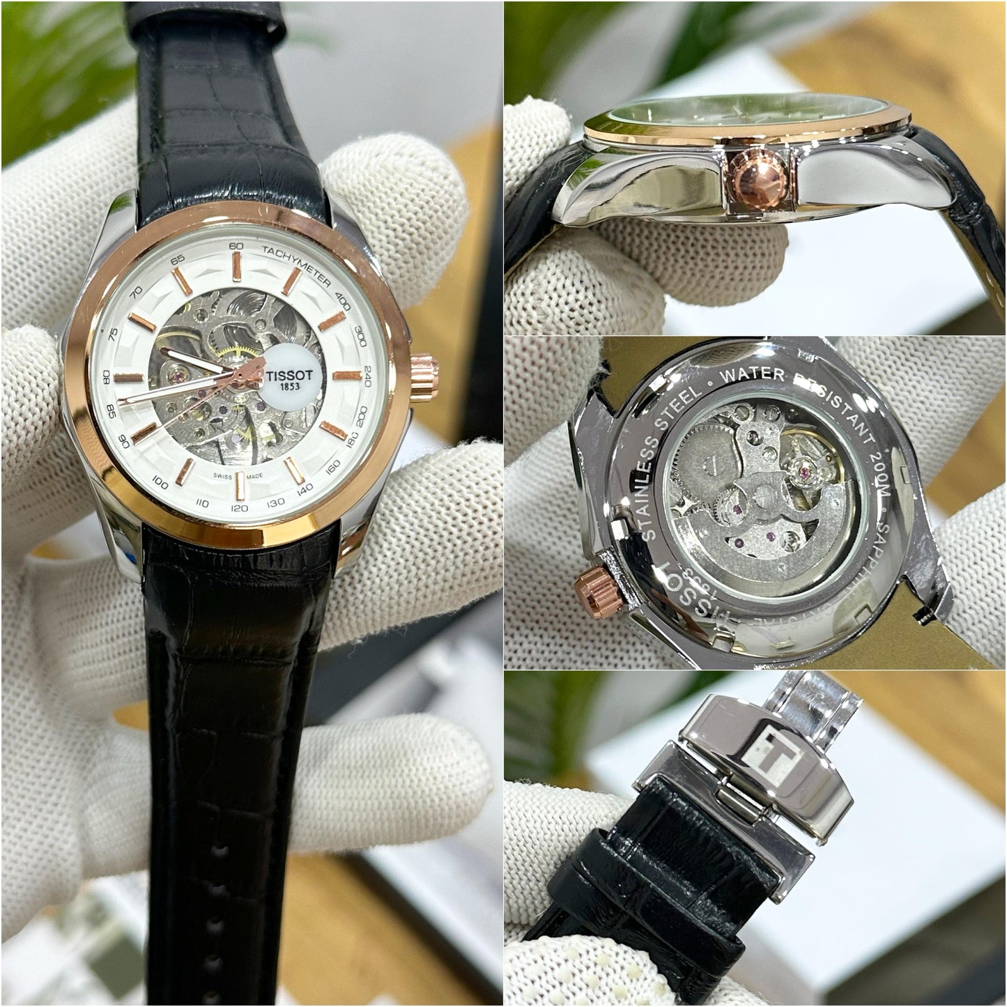 TISSOTT 1853 COUTURIER OPEN HEART AUTOMATIC