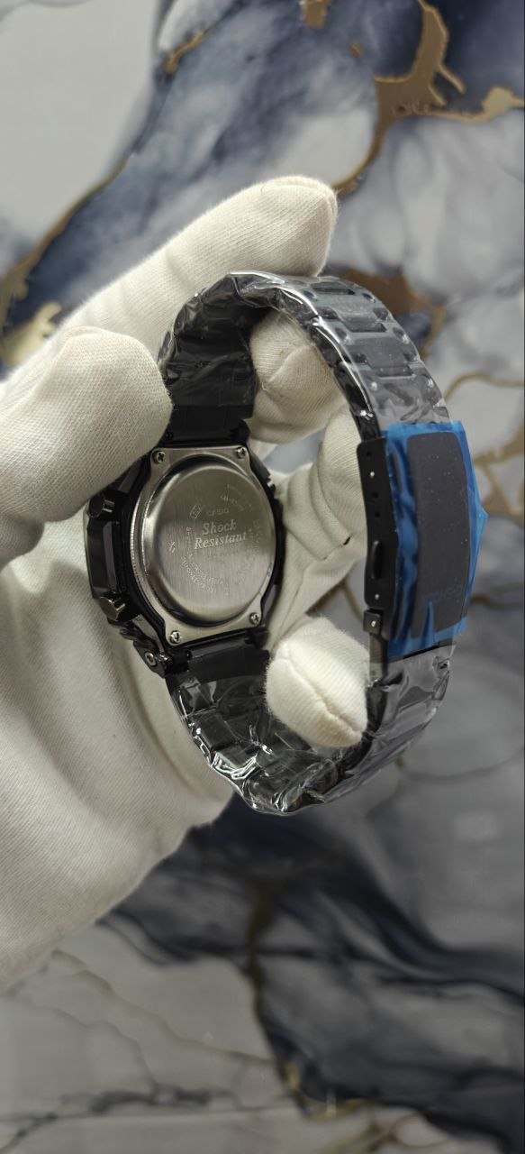 G-SHOCK GM-2100D FULL BLACK COLOUR STAINLESS STEEL