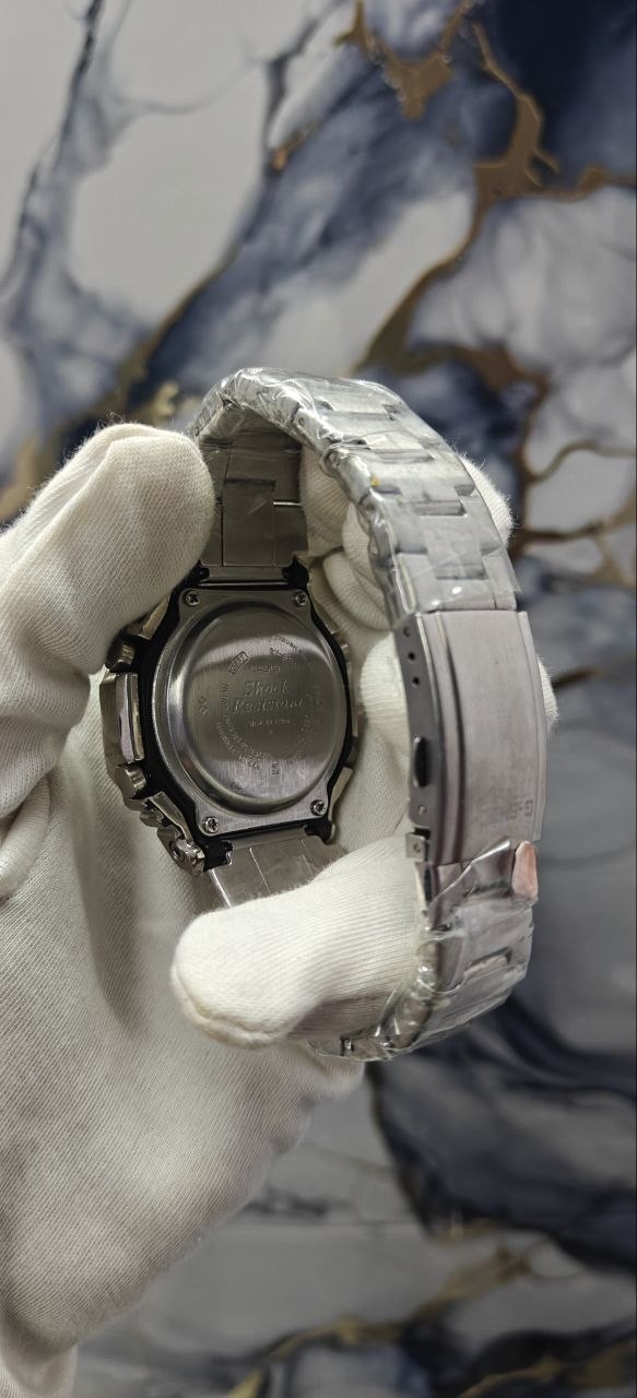 G-SHOCK GM-2100D SILVER COLOUR STAINLESS STEEL