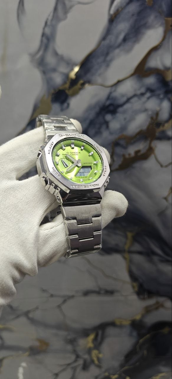 G-SHOCK GM-2100D GREEN COLOUR STAINLESS STEEL