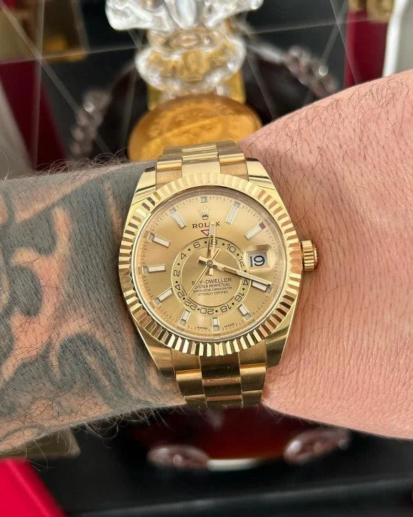 ROLEX SKY DWELLER AUTOMATIC WATCH