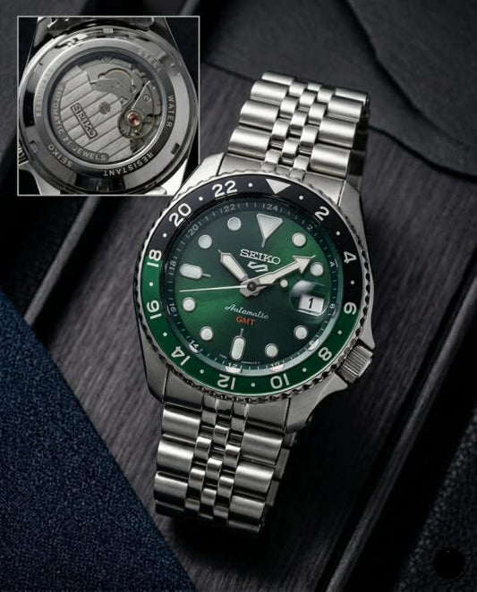 Seiko 5 Sports GMT Movement Like Automatic Black Green