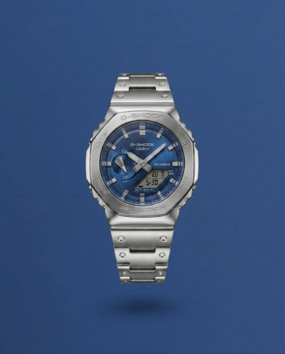 G-SHOCK GM-2100D DARK BLUE COLOUR STAINLESS STEEL