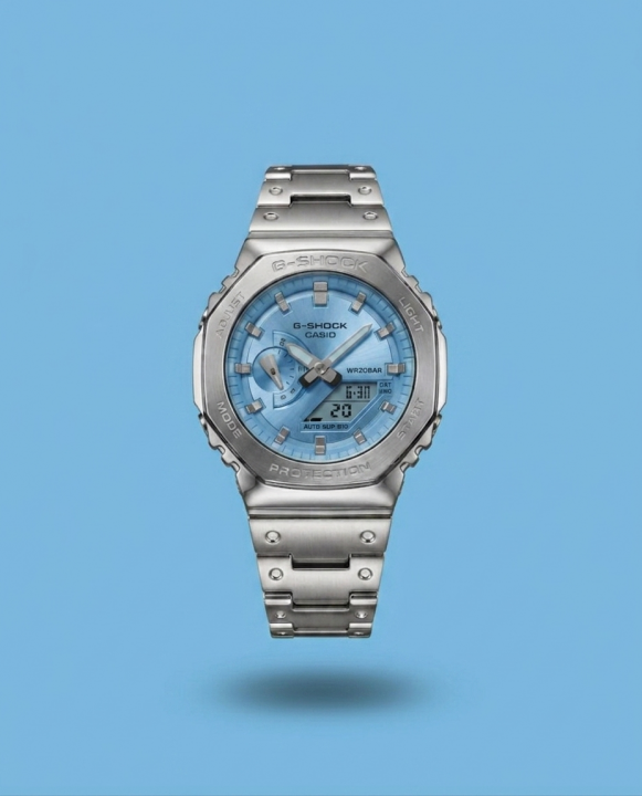 G-SHOCK GM-2100D TIFFANY COLOUR STAINLESS STEEL