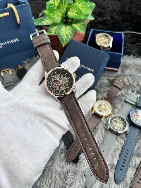 TOMMYY HILFIGER AUTOMATIC LEATHER BELT