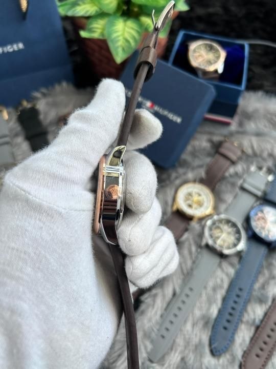 TOMMYY HILFIGER AUTOMATIC LEATHER BELT