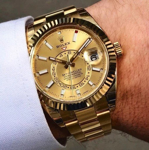 ROLEX SKY DWELLER AUTOMATIC WATCH
