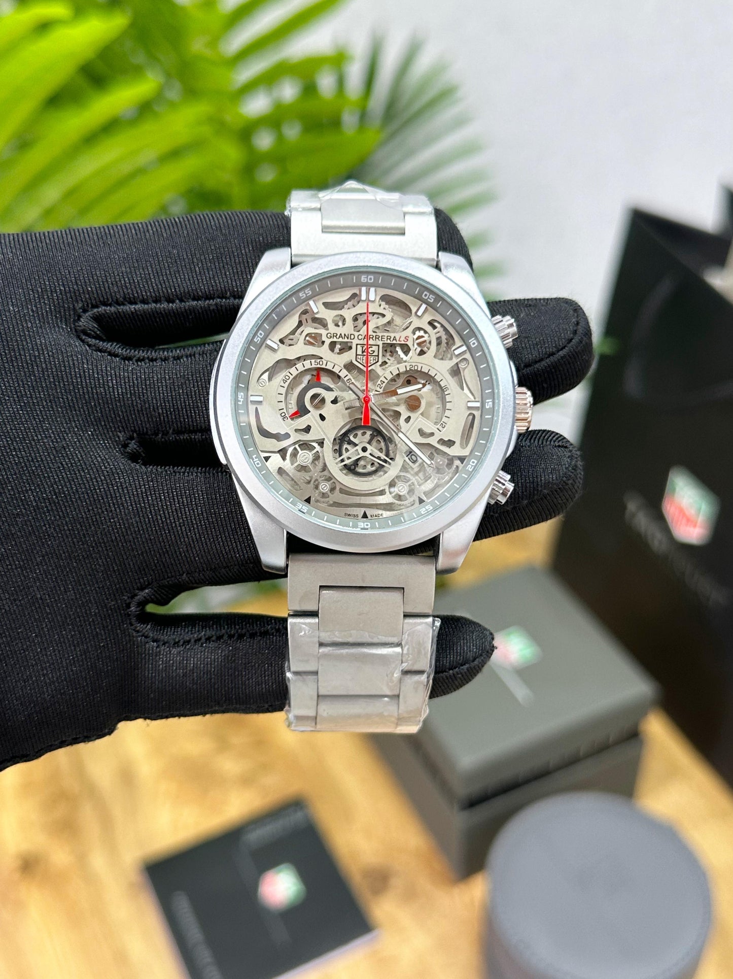 NEW TAG HEUER CARRERA CR7 GREY STEEL