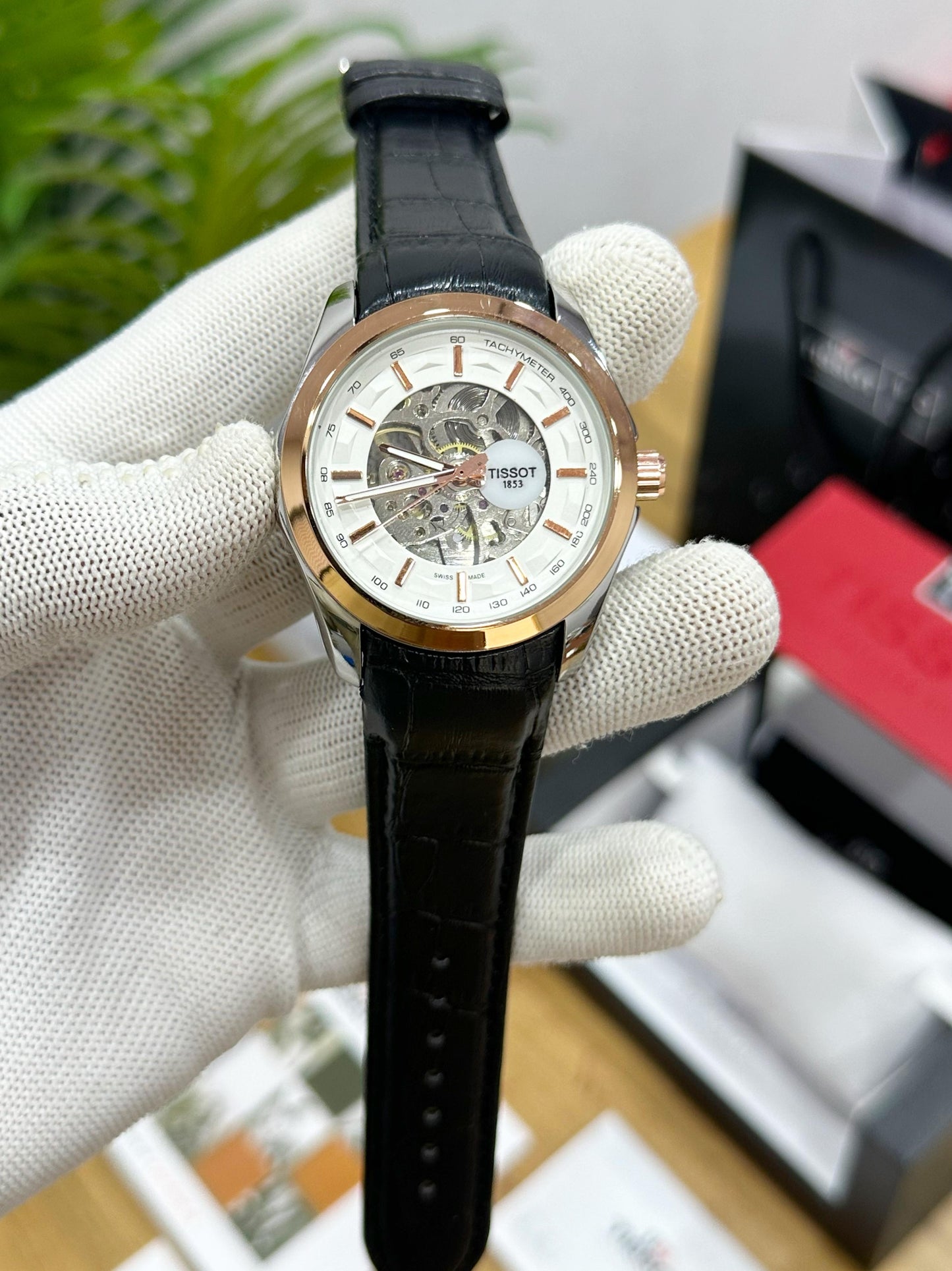 TISSOTT 1853 COUTURIER OPEN HEART AUTOMATIC